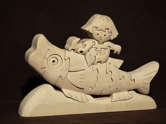 五月人形「鯉と少年」 1枚目の画像