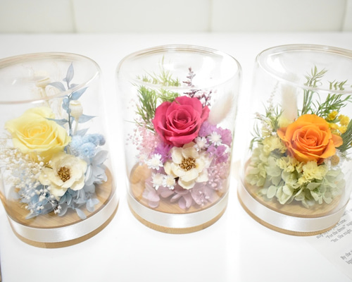ドライフラワー・プリザーブドフラワー　まとめ売り くすみカラーラッピング 花束 ドライフラワー プリザーブド