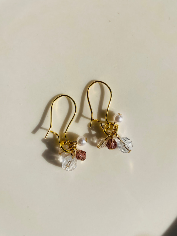 Handmade earrings 1枚目の画像