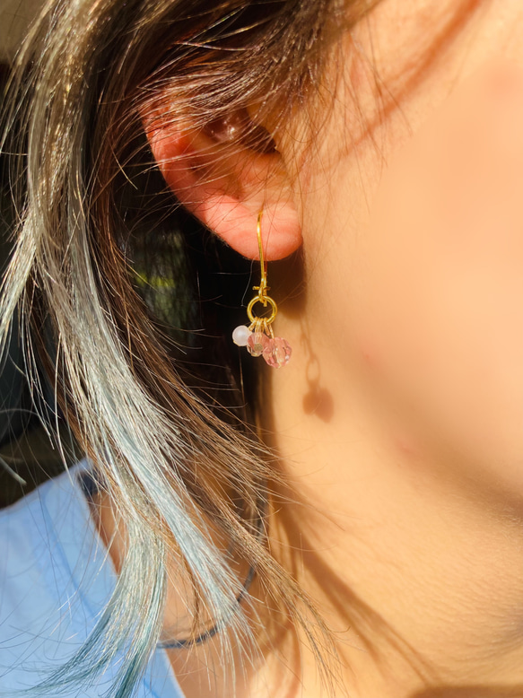 Handmade earrings 6枚目の画像