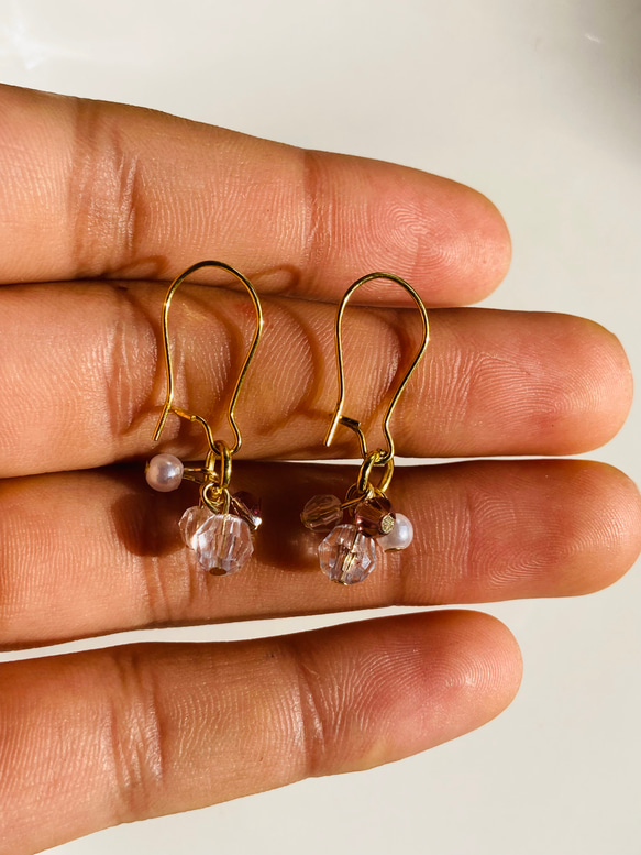 Handmade earrings 5枚目の画像