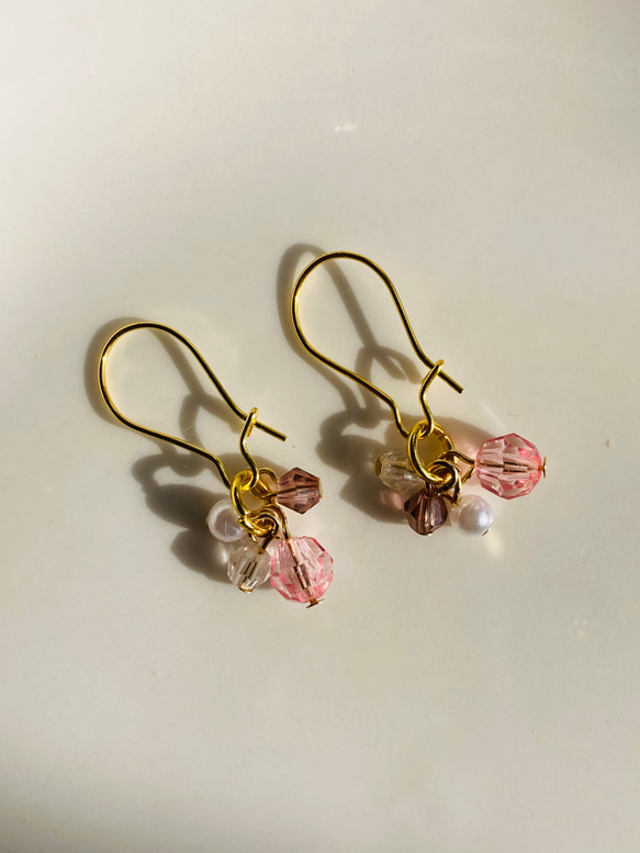 Handmade earrings 4枚目の画像