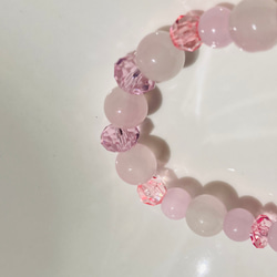 handmade pink bracelet 6枚目の画像