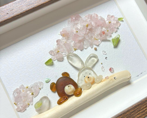 まりも♡シーグラスアート　オーダー まりも様専用♡シーグラスアート オーダー