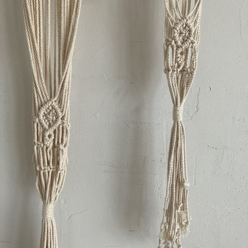 ◯全2サイズ◯ マクラメ プラントハンガー タペストリー オーガニック