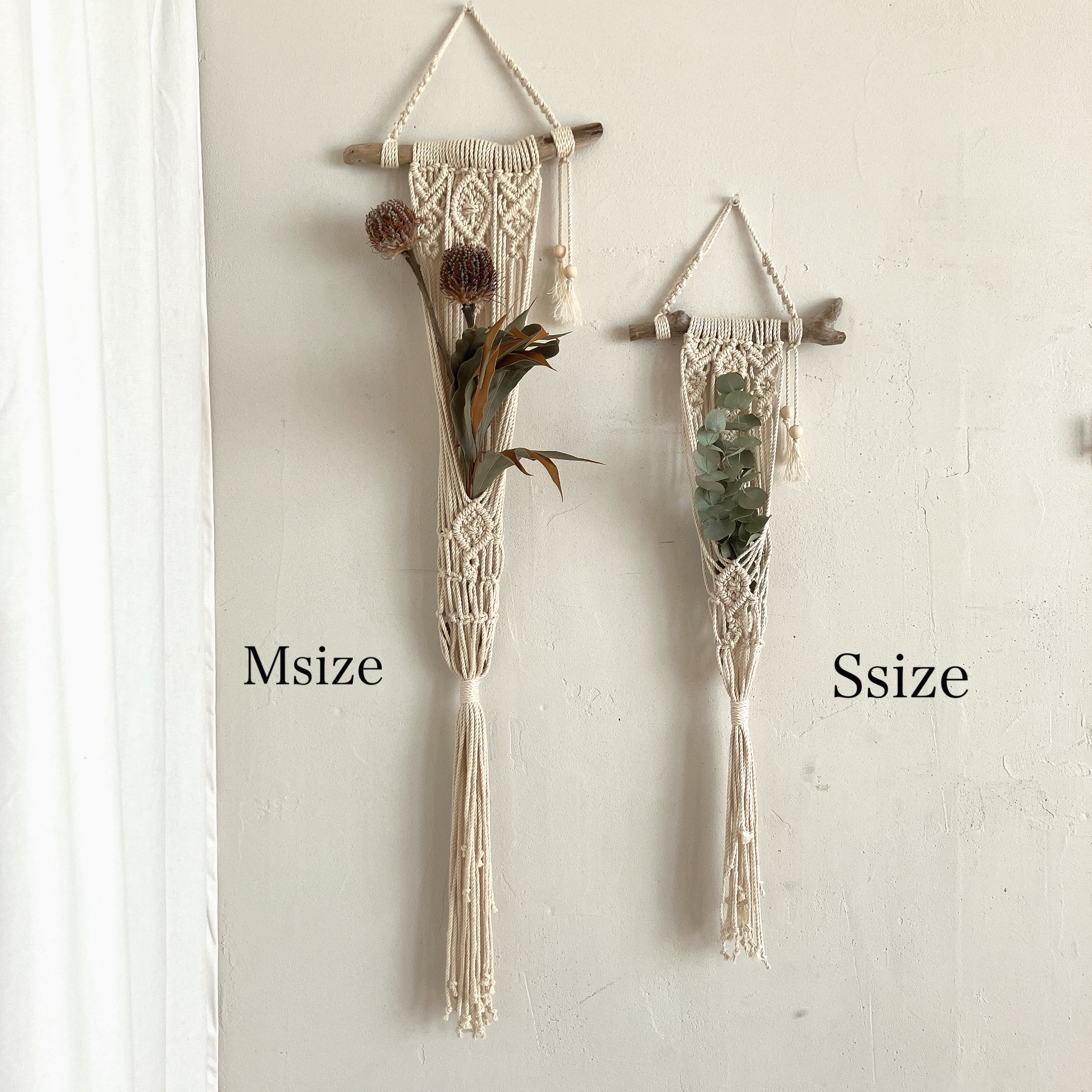 NO.71 マクラメタペストリー ビーチ、ハワイ、海、サーフスタイルが好きな方へ贈るマクラメ