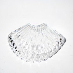 アンティーク、クリスタルガラス、貝型小サイズ 6枚目の画像