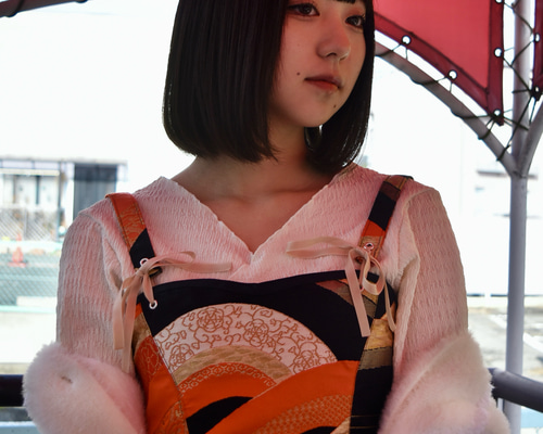 帯リメイク ビスチェ その他トップス 佩-花（ハイカ） 通販