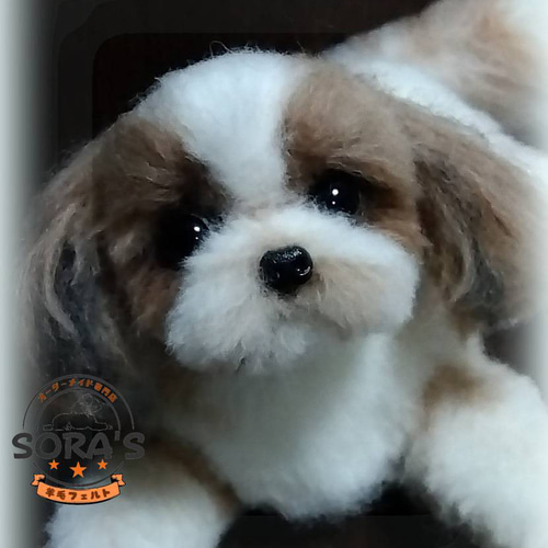 羊毛フェルト＃犬 リアルで可愛い 愛犬さん オーダー制作・わんちゃん 
