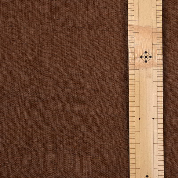 【アウトレット特価品】AKFK38LBR（MS132）インド カディコットン手紡ぎ 手織り生地 2枚目の画像