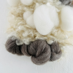 4種類の羊毛のハンギング 4枚目の画像