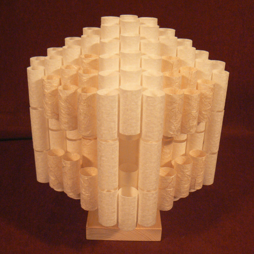 和紙の手作りランプシェード 美濃和紙使用 [楽] 9-1 どこにも