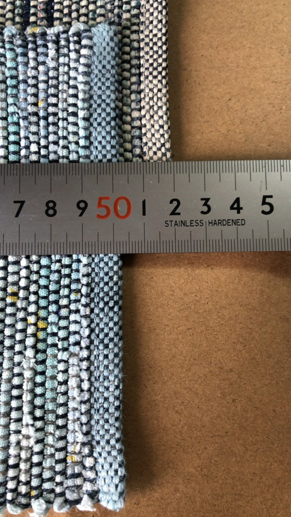 裂き織り　テーブルマット・テーブルセンター（2種） 7枚目の画像