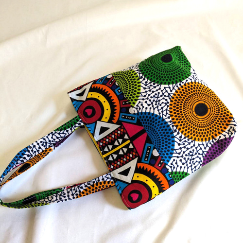 アフリカ布 民族模様❤️トートバッグ ハンドバッグ トートバッグ