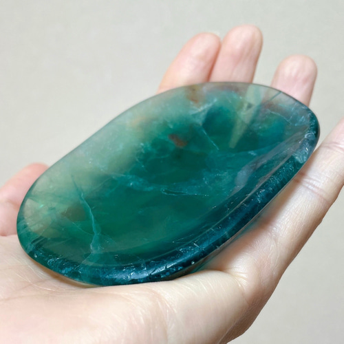 フローライト　トレー　お皿　器　小物入れ　浄化皿 フローライト器 さざれ石付き／トレイ／皿／浄化セット その他