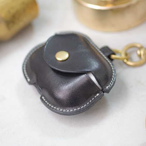 再販】AirPods Pro3 ケース イタリアンレザー ブラック Pro3まで 全て