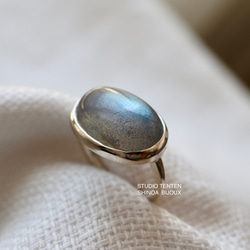 [アゲハ蝶のlabradorite]ring 1枚目の画像