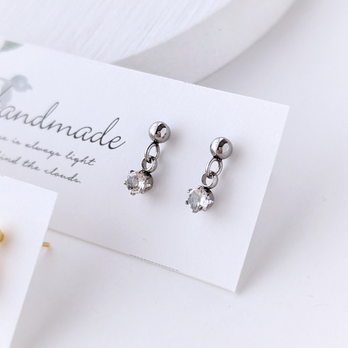 054Ak【全7色】ピアス　スクエア　S925　誕生石　4月　モルガナイト K18PGモルガナイトピアス 5084B-MGP – iwaiwa jewellery