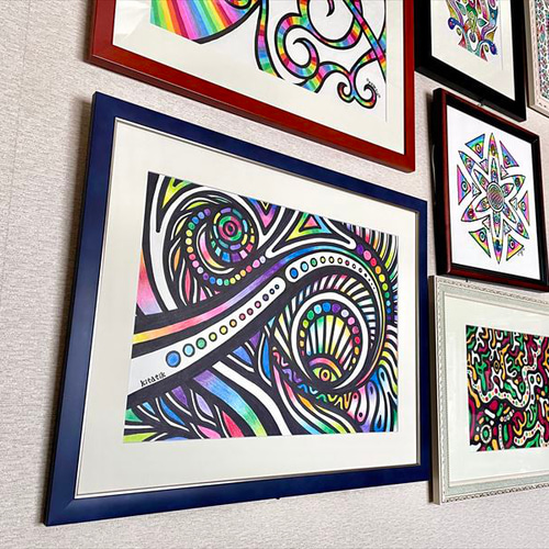 kitatikオリジナル絵画【旋風】 絵画 kitatik 通販 17481997｜Creema