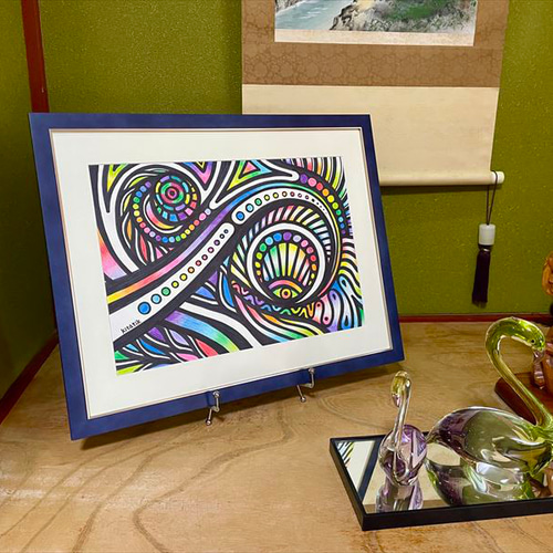 kitatikオリジナル絵画【旋風】 絵画 kitatik 通販 17481997｜Creema