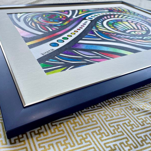 kitatikオリジナル絵画【旋風】 絵画 kitatik 通販 17481997｜Creema