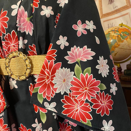 リメイク ハンドメイド 浴衣ドレス 大人 DIY Kimono】How to make a yukata dress☆No paper pattern