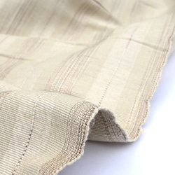 【アウトレット特価品】AKFS72（GS241）インド タッサーシルク(Tussar silk) 手織り生地 4枚目の画像