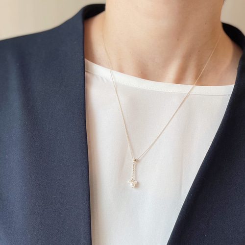 【ete】ネックレス パール K10 シンプル 普段使い◎ ete ネックレス K10YG パール レディース : ZOZOTOWN Yahoo!店
