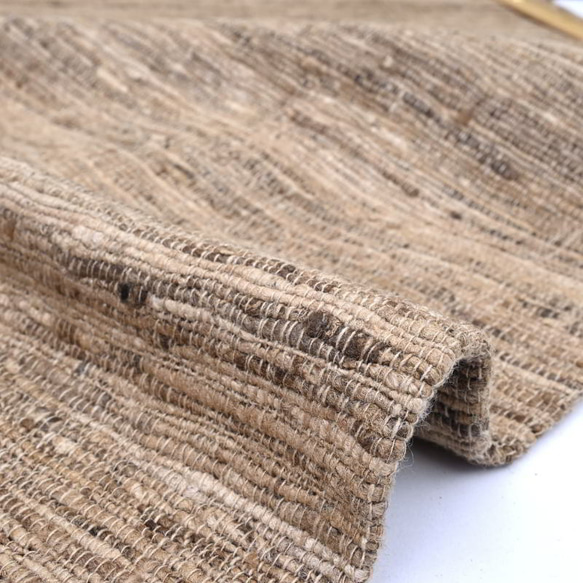 【アウトレット特価品】AKFS51（GS323）インド タッサーシルク(Tussar silk) 手織り生地 4枚目の画像
