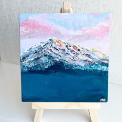 キャンバスアート、mountain scenery ,山の景色の絵、山の絵、山アート、山のキャンバスアート 1枚目の画像