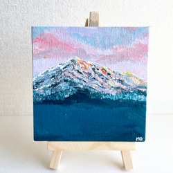 キャンバスアート、mountain scenery ,山の景色の絵、山の絵、山アート、山のキャンバスアート 7枚目の画像