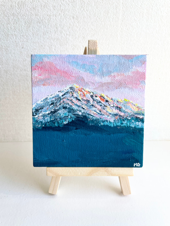 キャンバスアート、mountain scenery ,山の景色の絵、山の絵、山アート、山のキャンバスアート 7枚目の画像