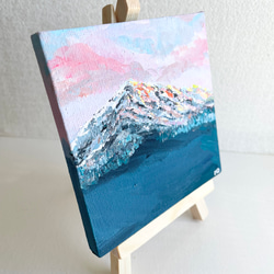キャンバスアート、mountain scenery ,山の景色の絵、山の絵、山アート、山のキャンバスアート 5枚目の画像