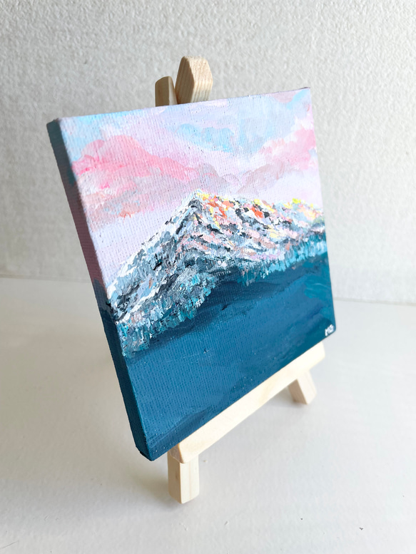 キャンバスアート、mountain scenery ,山の景色の絵、山の絵、山アート、山のキャンバスアート 5枚目の画像