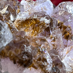 カコクセナイト内包✨　紫水晶　アメジスト　クラスター  原石　ラフストーン 7枚目の画像