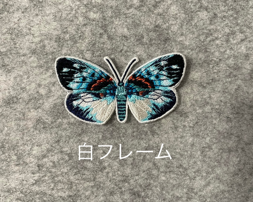 ワッペン】Moth（蛾）シリーズ サツマニシキ（展翅タイプ） ワッペン