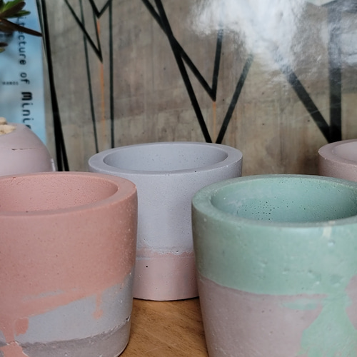 コンクリート鉢　ハンドメイド　鉢 楽天市場】Bloomingville(ブルーミングヴィル) コンクリートフラワー