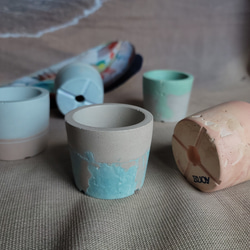 セメント鉢 2号サイズ cementpot/ 植木鉢 コンクリート鉢 多肉植物