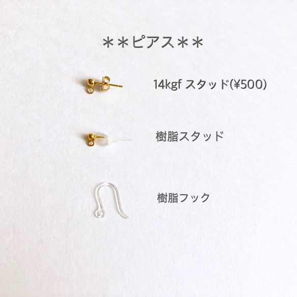 14kgf pinkshell pierce 9枚目の画像