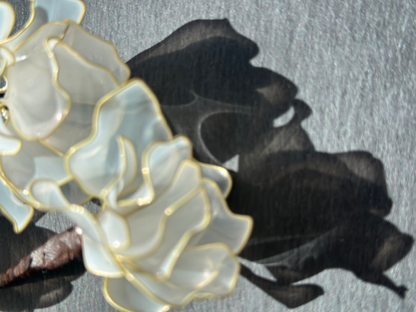 【50件超】成人式 ラメお花+フリルセットver 結婚式 髪飾り 成人式 ドレス ピアス 4枚目の画像