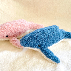 ふわもこクジラさん　ぬいぐるみ 1枚目の画像