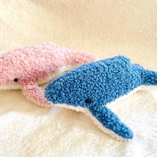 ふわもこクジラさん ぬいぐるみ ぬいぐるみ rakas.valas 通販 17482552