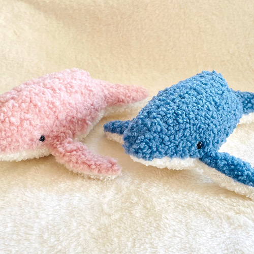 ふわもこクジラさん ぬいぐるみ ぬいぐるみ rakas.valas 通販 17482552