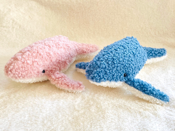 ふわもこクジラさん　ぬいぐるみ 2枚目の画像