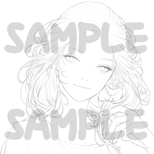 himari_nagi coloring book:ナチュラルで美しい女性を描く大人の塗り絵