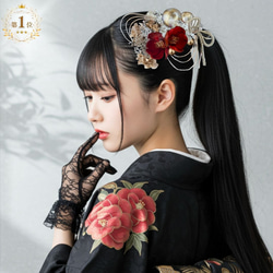 成人式 髪飾り 振袖 百合 卒業式 袴 花嫁髪飾り 結婚式 SOUBIEN 髪飾り 成人式 卒業式 袴 振袖 4点セット 百合 ユリ 花