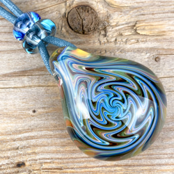 Fume Dot Glass Implosion ボロシリケイトガラスペンダント WITF20