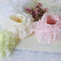 mamako様特注品♥花柄チュールレース＆グレージュブルー 丈38×110×3枚 mamako様特注品♥花柄チュールレース＆グレージュブルー 丈38