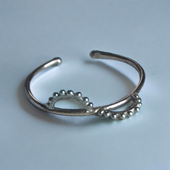 ♡純♡様　K10 ウェーブデザインリング 13号 Jeweluce K10 地金 リング Wave ウェーブライン 指輪 ホワイト