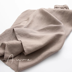春夏の薄手リネンロングスカート.色がとても似合う  通勤　A字型スカート 14枚目の画像